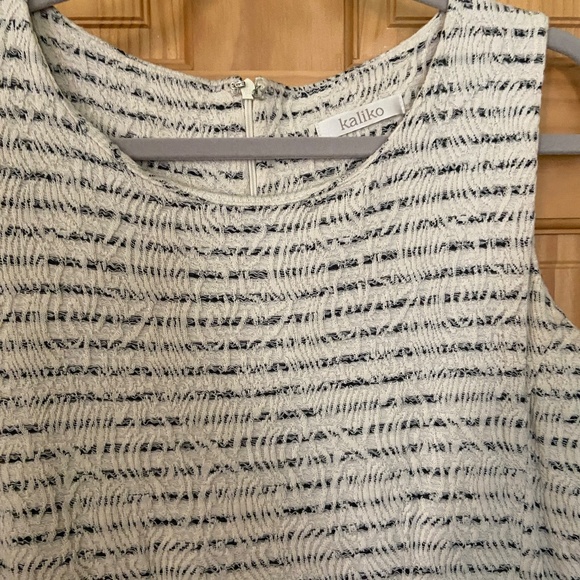 Kaliko fit and flare striped dress (US 10) - Picture 2 of 7